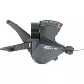 Шифтер велосипедный Shimano Altus M2010, правый, 9 скоростей, трос 2050мм, ESLM20109RA