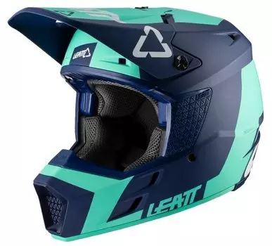 Велошлем подростковый Leatt GPX 3.5 Junior Helmet, Aqua, 2020