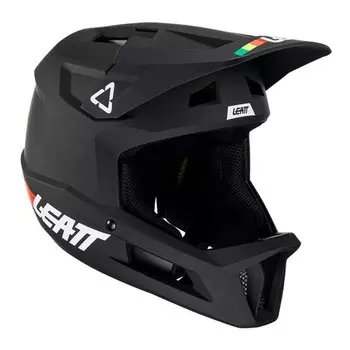 Велошлем подростковый Leatt MTB Gravity 1.0 Junior Helmet, Black, 2024, 1023014351 (Размер: XXS, Цвет: Black)