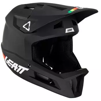 Велошлем подростковый Leatt MTB Gravity 1.0 Junior Helmet, Black, 2025, 1025108481 (Размер: XXS, Цвет: Black)