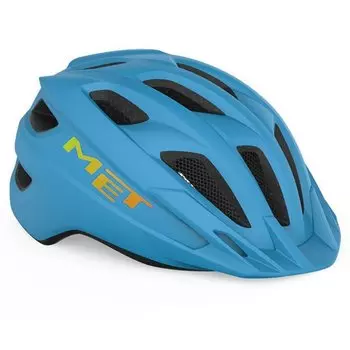 Велошлем подростковый Met Crackerjack, Cyan, 2024, 3HM147CE00UNCI1