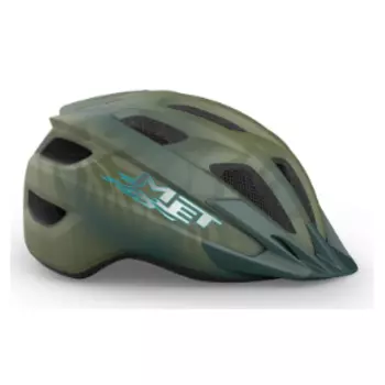 Велошлем подростковый Met Crackerjack Green, OS, 2025, 3HM147CE00UNVE1