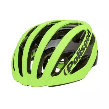 Велошлем Polisport LIGHT PRO, FLUO YELLOW MATTE/BLACK, 2020