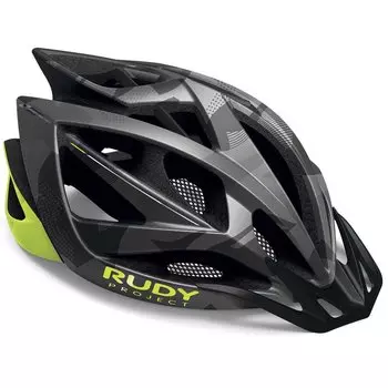 Велошлем Rudy Project AIRSTORM MTB Titanium/Yellow Fluo Camo Matt 2019