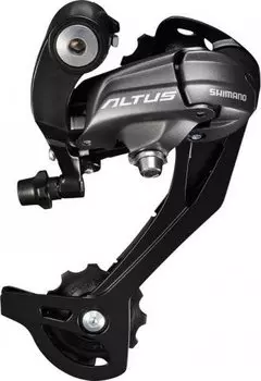 Переключатель задний SHIMANO Altus M370, SGS, 9 скоростей, черный, без упаковки, ARDM370SGSL