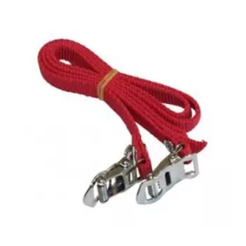 Ремешки для туклипсов WELLGO, нейлон, красные, пара, W-2