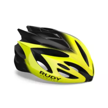Велошлем Rudy Project RUSH Yellow Fluo/Black Shiny 2019, HL570162