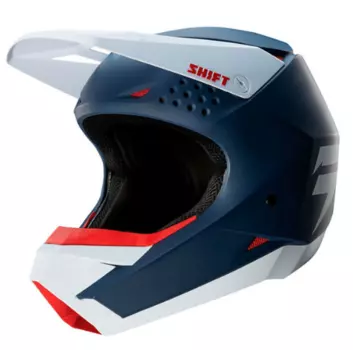 Велошлем Shift White Helmet, Navy