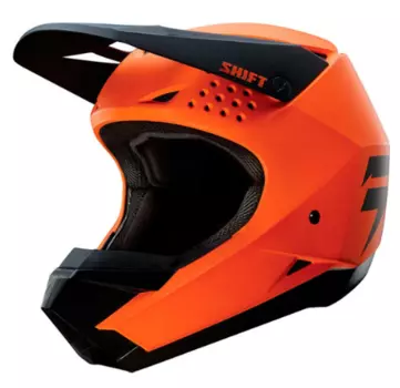 Велошлем Shift White Helmet, Orange