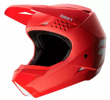 Велошлем Shift White Helmet, Red