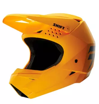 Велошлем Shift White Helmet, Yellow