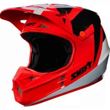 Велошлем Shift White Tarmac Helmet, Red