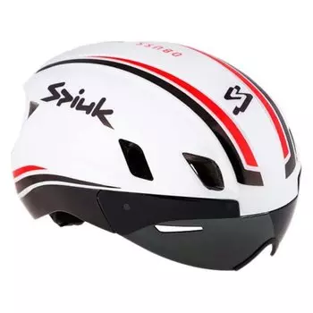 Велошлем SPIUK OBUSS, бело/черный
