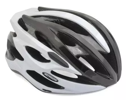 Велошлем спортивный AUTHOR AIRWAY 111 BLK, 24 отверстия (58-62см) черно-белый 8-9001305