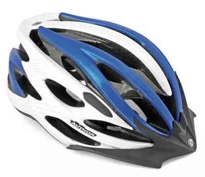 Велошлем спортивный AUTHOR AIRWAY 111 BLU, 24 отверстия (54-58см) сине-белый 8-9001300