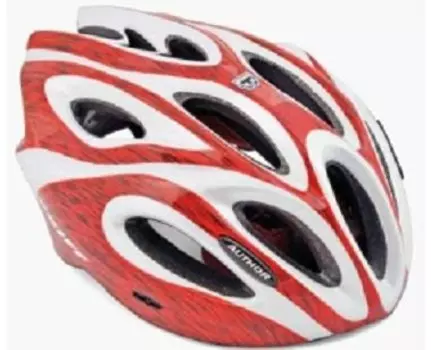 Велошлем спортивный AUTHOR SKIFF 105 Red (52-58см) бело-красный 8-9001045
