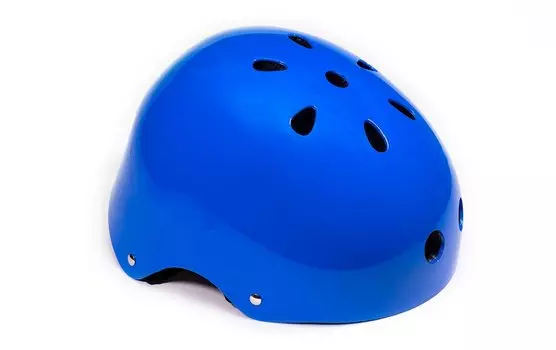 Велошлем TRIX, экстрим, голубой