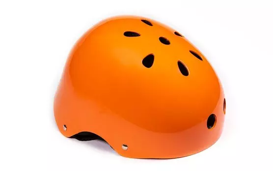 Велошлем TRIX, экстрим, оранжевый