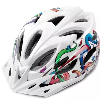 Велошлем Vinca Sport "Cool", взрослый, IN-MOLD, белый, VSH 25 "Cool" White (Размер: L (58-62 см))