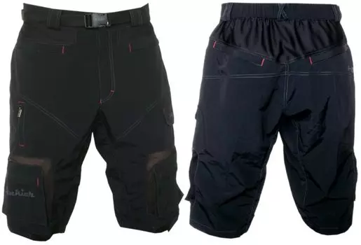 Велошорты 12-378 B-3210-Black свобод. кроя без памперса черные L FunkierBike