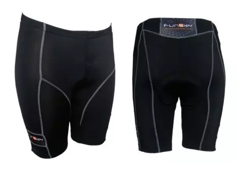 Велошорты 12-424 женские S-125-B5 с памперсом B5 черные XL FunkierBike