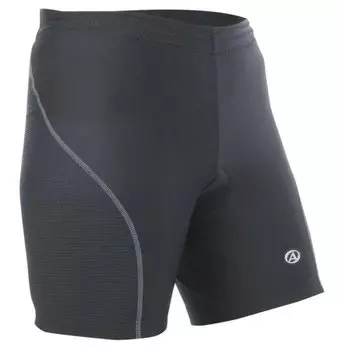 Велошорты 8-7099014 женские ASL-3A Blk с памперсом черные XL AUTHOR