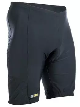 Велошорты 8-7099914 AS-7 Blk с памперсом черные L AUTHOR