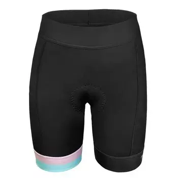 Велошорты FUNKIER Bondeno S-1251-B13 Pink & Mint Women Active 8 panel Shorts, с памперсом B13, черные, женские, 12-888 (Размер: S. Цвет: черный)