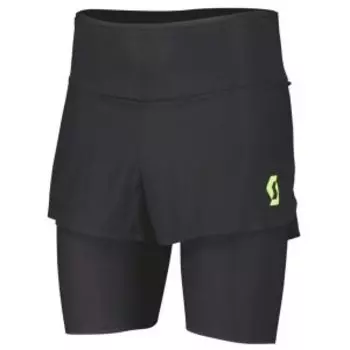 Велошорты гибридные SCOTT RC Run Kinetech, мужские, black/yellow, ES280246-1040