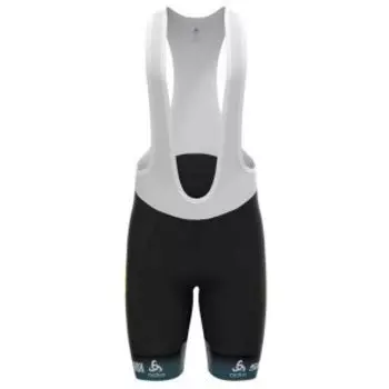 Велошорты SCOTT SRAM Racing Team Rep, с лямками, black/sulphur yellow, ES292201-5024