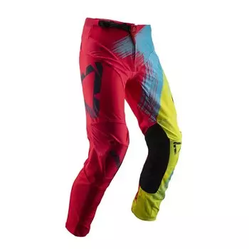Велоштаны детские Leatt GPX 2.5 Pant Junior для экстремальной езды, красно-желтый 2019