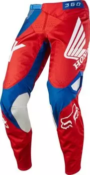 Велоштаны Fox 360 Honda Pant для экстремальной езды, красный 2018
