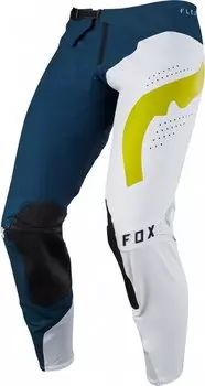 Велоштаны Fox Flexair Hifeye Pant для экстремальной езды, сине-белый 2018