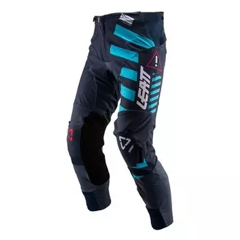 Велоштаны Leatt GPX 5.5 I.K.S Pant для экстремальной езды, черно-синий 2019