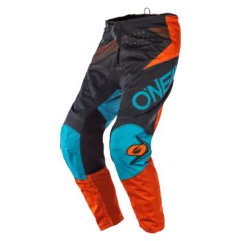 Велоштаны подростковые O'Neal Element FACTOR youth Pant, gray/orange/blue, E010-2222