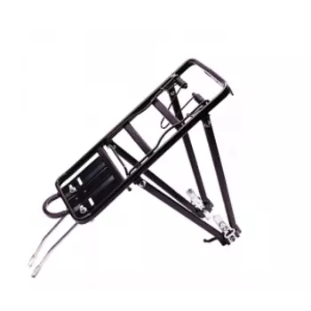 Багажник велосипедный JOY KIE, 26"-29", алюминий, с прижимом, черный, HX-Y65