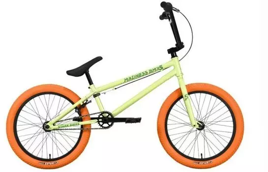 Велосипед BMX Stark Madness BMX 5, 2023, HQ-0012547 (оливковый/зеленый/оранжевый)