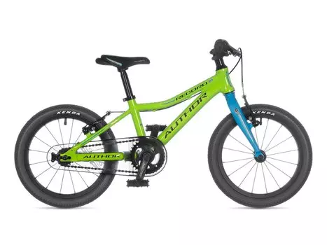 Велосипед детский AUTHOR Record 16", 2023, 21-2300000146 (16" салатовый/голубой)