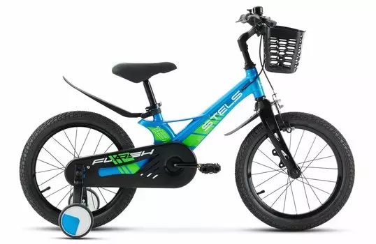 Велосипед детский STELS Flash KR 16", 2024, X0000001161 (Рама: 8.3. Цвет: серый)