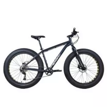 Велосипед фэтбайк Stark Fat 26" HD 2025, темно-серый/серебристый металлик, HQ-0017810