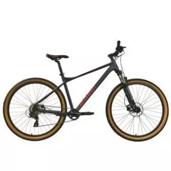Велосипед горный Stark Hunter 29", 2025, антрацит матовый/красный, HQ-0018023