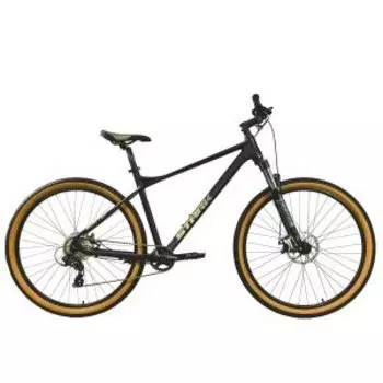 Велосипед горный Stark Hunter 29", 2025, черный матовый/песочный рама: M/17.5," HQ-0017843