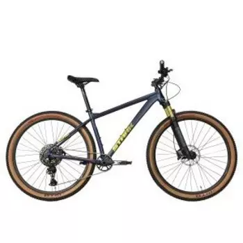 Велосипед горный Stark Krafter 29", 2025, темно-синий/теплый желтый, HQ-0018005