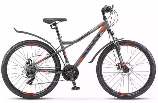Велосипед горный STELS Navigator-510 MD 26", горный, 2024, X0000001328 (Рама: 14. Цвет: темно-синий/зеленый )