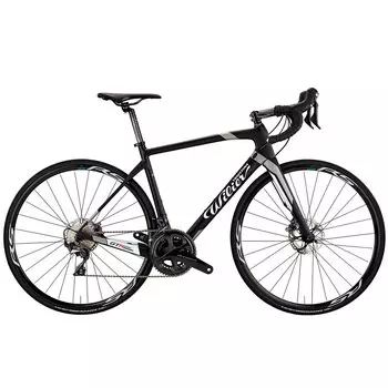 Велосипед шоссейный Wilier GTR Team 105 Miche Reflex, 28", 2023, E9075BBLACK (Размер: XXS, Рост: 130-145 см, Цвет: Черный/серый)