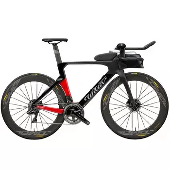 Велосипед шоссейный Wilier Turbine Crono Ultegra Di2 Disc 12 V Miche Revox, 28", черный/красный, 2023, 11111TULRB