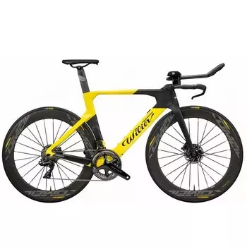 Велосипед шоссейный Wilier Turbine Crono Ultegra Di2 Disc 12 V Miche Revox Carbon, 28". 2023, 11111TULYB (Размер: M, Рост: 170-180 см, Цвет: Желтый/черный)