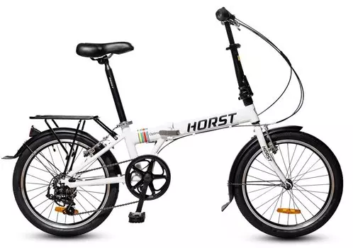 Велосипед складной HORST Optimus 20", 2022, 24-2200000093 (Рама: one size (Рост: 145-185см). Цвет: Красный)