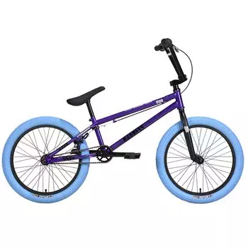 Велосипед Stark Madness BMX 4, 20", 2024, HQ-0014375 (Цвет: серо-фиолетовый/черный/синий)