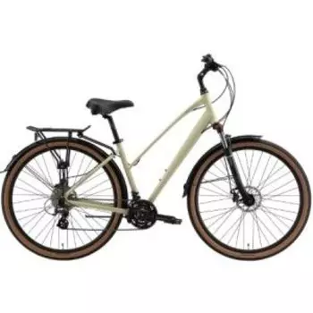 Велосипед женский, городской Stark Touring 28.2 D LADY, 2025, палевый матовый/серый, HQ-0017949